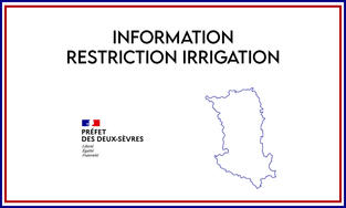 Mesures de restriction de l’irrigation agricole | 31 mai 2021