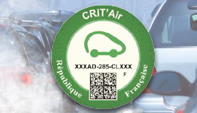 Certificats qualité de l'air : CRIT'AIR