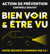 Bien voir et être vu : action de prévention et sécurité routière!